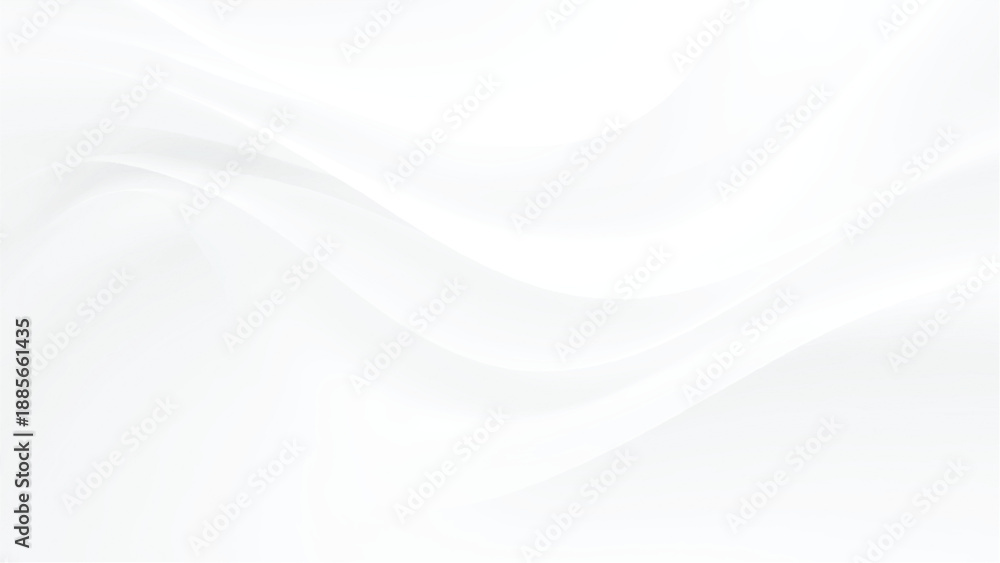 Obraz premium Smooth white wavy abstract background texture design element