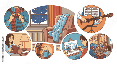 People Engaging in Various Leisure Activities.