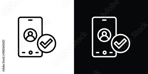 Verified Icon Sheet Black And White