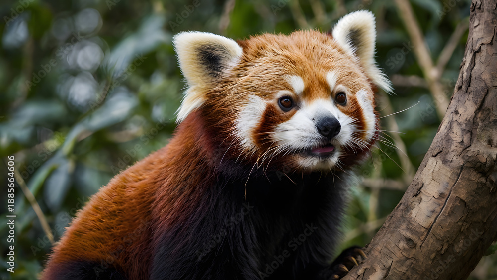 Obraz premium red panda