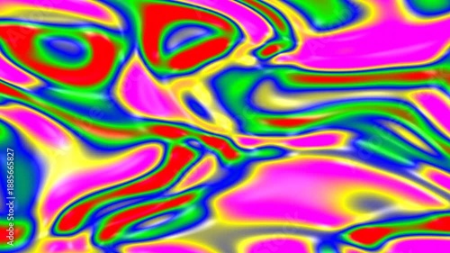 Wallpaper Mural Vibrant Psychedelic Fluid Color Swirl Torontodigital.ca