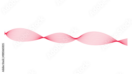 Stylized line art background. Vector illustration. Technology abstract lines on white background.