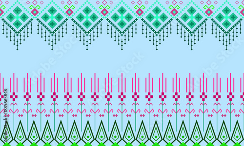 Geometric Ethnic pattern,
Native American tribal fabric, tile, carpet, vector,
illustration design, on background, Pattern fabric pixel, design for background, clothing, decorative, drapery, cloth