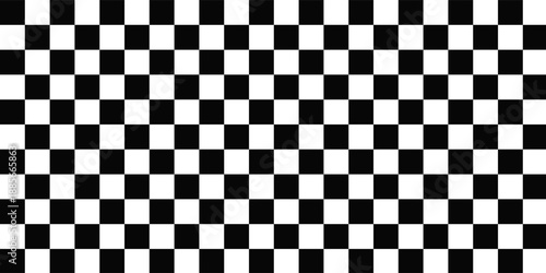 Black and white checkered pattern, Checkerboard seamless pattern