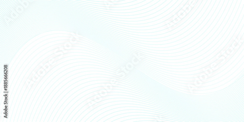Transparent background with thin wavy pale blue lines. Modern subtle pattern, vector illustration.