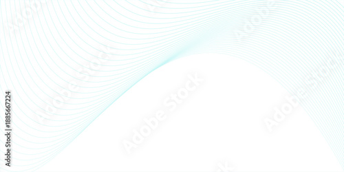 Transparent background with thin wavy pale blue lines. Modern subtle pattern, vector illustration.