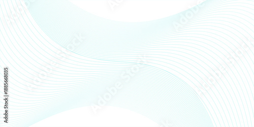 Transparent background with thin wavy pale blue lines. Modern subtle pattern, vector illustration.
