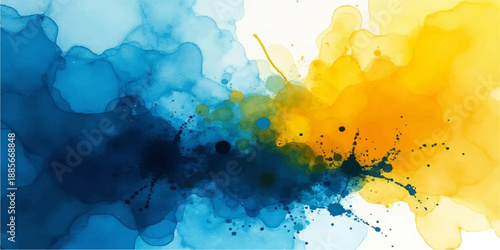 Abstract Colorful Watercolor Background