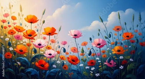 Vibrant flowers for mom on mother's day a colorful tribute