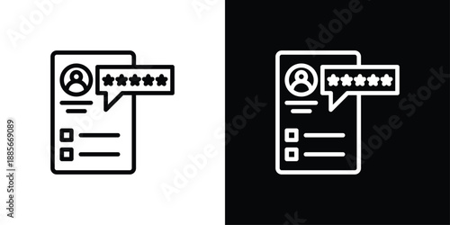 Portfolio Icon Sheet Black And White