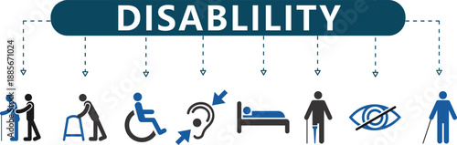 Accessibility and Inclusion Toolkit 8 Professional Disability Icons for ADA Compliance, Inclusive Design Presentations and Healthcare Equity Visuals