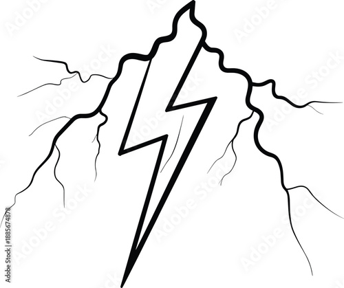 A simple flat design of two cherries topped with a red ribbon