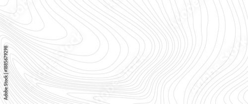 White wave paper curved reliefs abstract background, Abstract topographic contours map background, Topography map background Topographic map patterns, topography line map. Vintage outdoors style