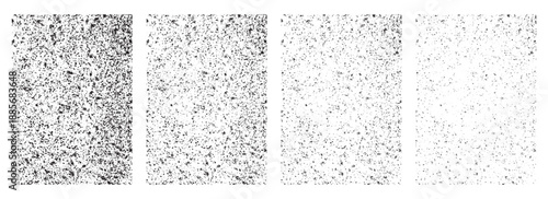 Subtle halftone urban vector. Abstract mild overlay textured effect. Black and white old concrete wall distressed grunge background. Different paint texture like spray, drop, damaged, ink splashes