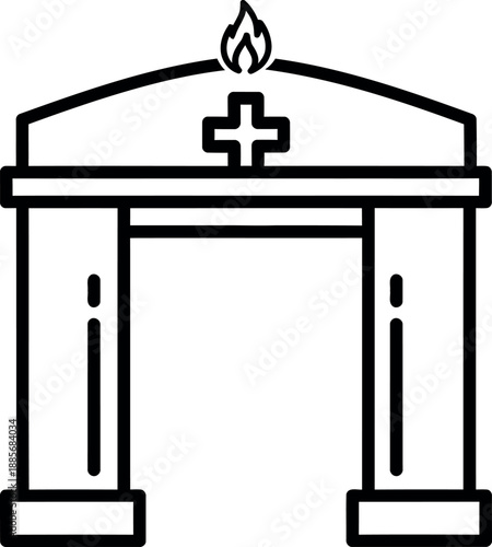 India gate amar jawan jyoti icon