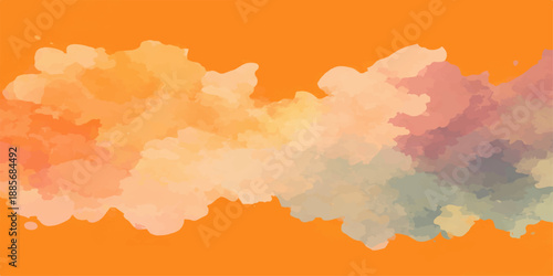 abstract autumn leaves sky background