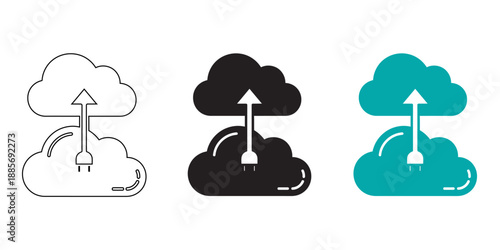 Cloud to Cloud Data Migration and API Connector Icon for Network Computing