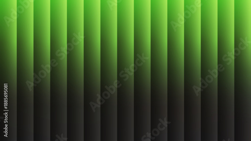 Modern Vertical Striped Gradient Pattern in Green Tones Background