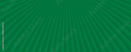 Abstract background, closeup emerald green texture. Metal sheet, folded paper pattern. Perspective lines make a modern, elegant banner for business, website, flyer. green and black textured backdrop