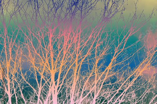 Abstraktes dynamisches futuristisches digitales Kunstwerk ohne Mithilfe von 