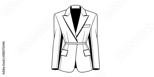 Modern Power Blazer Soft Armor Silhouette
