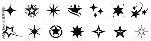 star icon.Shine sparkle icon. Vector blink star for logo, sparkle clipart .Sparkle vector icons set. Shine symbol illustration. star sign collection.
