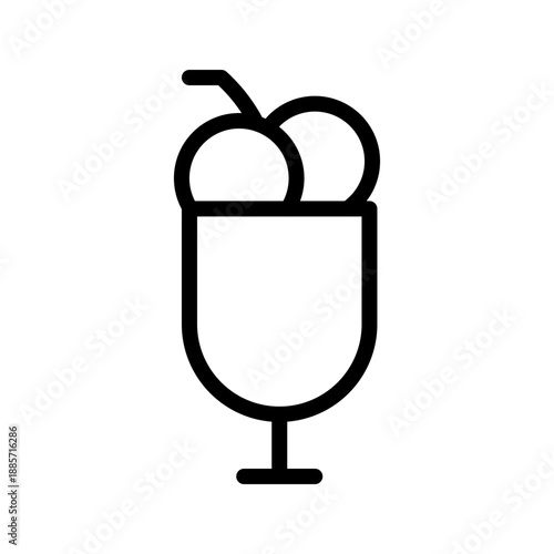 Delicious Ice Cream icon set for desserts, summer treats, food apps, and sweet branding