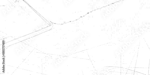 Abstract black and white grunge texture background with vintage lines and map-like pattern, ideal for wallpaper or technical design backdrop