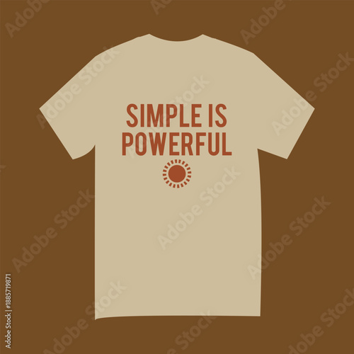 Minimalist Typography Sun Apparel T shirt Design