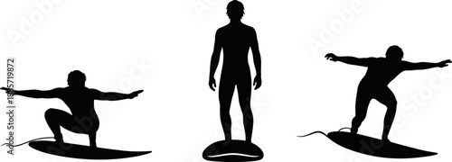 Vintage Industrial Revolution Silhouette Vector Set, Dressmaker, Tailor, Weaver, Loom Machine, Classic Clothing Design, Textile Industry, Old-Fashioned Craft Trades