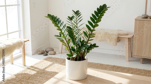 A Zamioculcas zamiifolia pl...