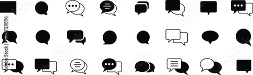 Speech Bubble set. Speech Bubble icon set. Talk bubbles. Cloud speech bubbles collection.
By Vector Elements