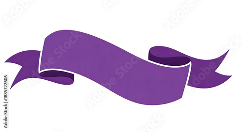 Flowing purple ribbon with elegant curves—symbolizing honor, dignity, and celebration of women’s achievements on International Women’s Day.