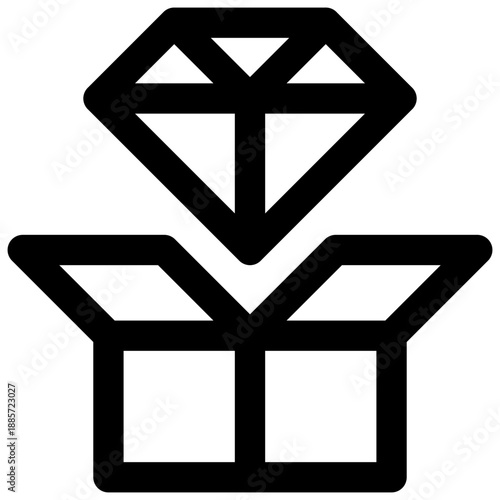 Store of value. Editable stroke vector icon.