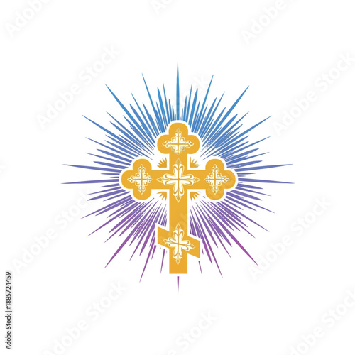 Orthodox Christian Cross Icon