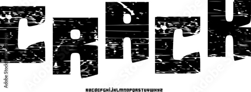 Distressed Bold Display Font Alphabet – Heavy Block Typeface with Raw Industrial Meaning for Strong Branding, Streetwear Logos, Music Posters, Editorial Graphics & Modern Typography