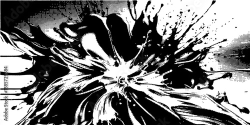 Abstract black and white background with tire tracks.. vector illustration eps 10