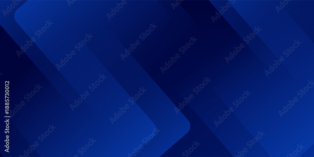 Fototapeta premium Abstract dark blue geometric background. Dynamic shapes composition. Cool background design for posters. Vector illustration