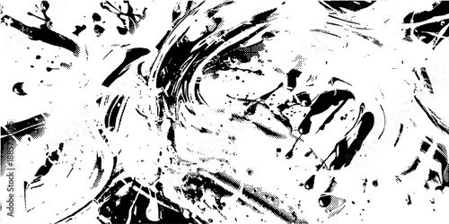 Abstract black and white background with tire tracks.. vector illustration eps 10