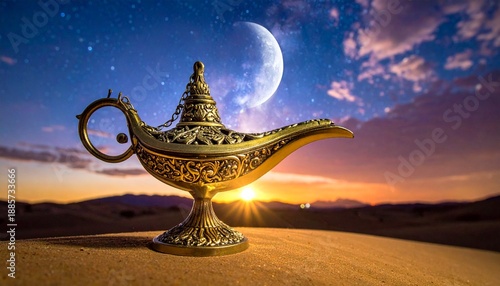 星空に輝く魔法のランプ2