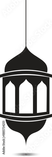 Traditional islamic lantern hanging decoration