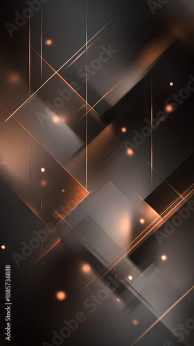 Dynamic abstract art digital visual creation with modern aesthetic and innovative concept