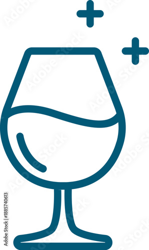 Wine glass icon