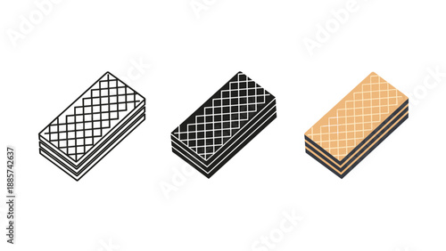 vector illustration of a set of icons