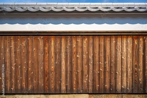 背景素材 板塀