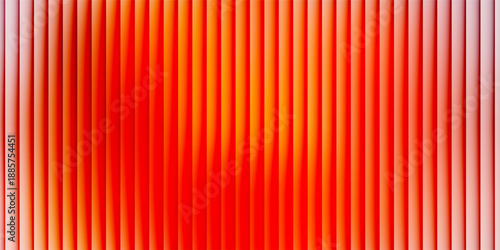 Ripple glass texture background, vertical ribbed gradient, soft blurred center. Modern abstract distortion surface, vector illustration