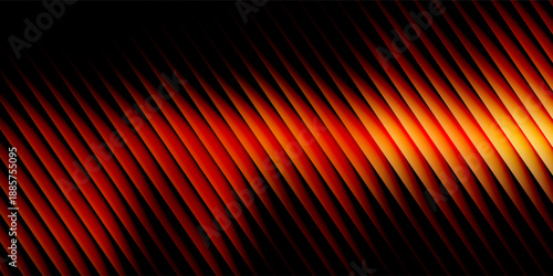 Striking abstract background featuring a fiery wave pattern with intense orange and black hues, creating a dramatic and visually captivating effect.