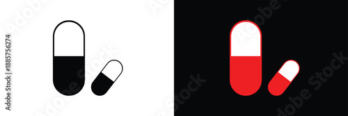 Pills line and silhouette icon set. person with drug medication symbol. medicine treatment pictogram. patient antibiotic prescription. editable stroke. ablet icon, soluble pill, isometric. eps 10 .