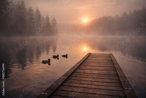 morning on the lake