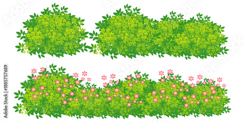 green grass illustration, sustainable grass nature, grass design in flat style	
